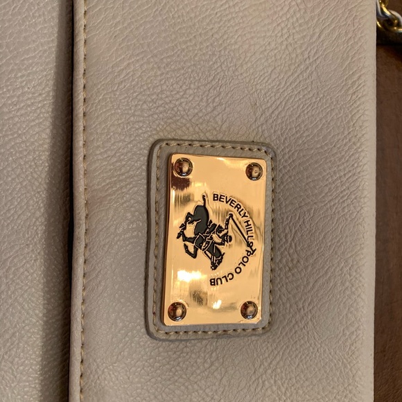 Vintage Beverly Hills Polo Club Chain handled handbag-Beige - Picture 8 of 8